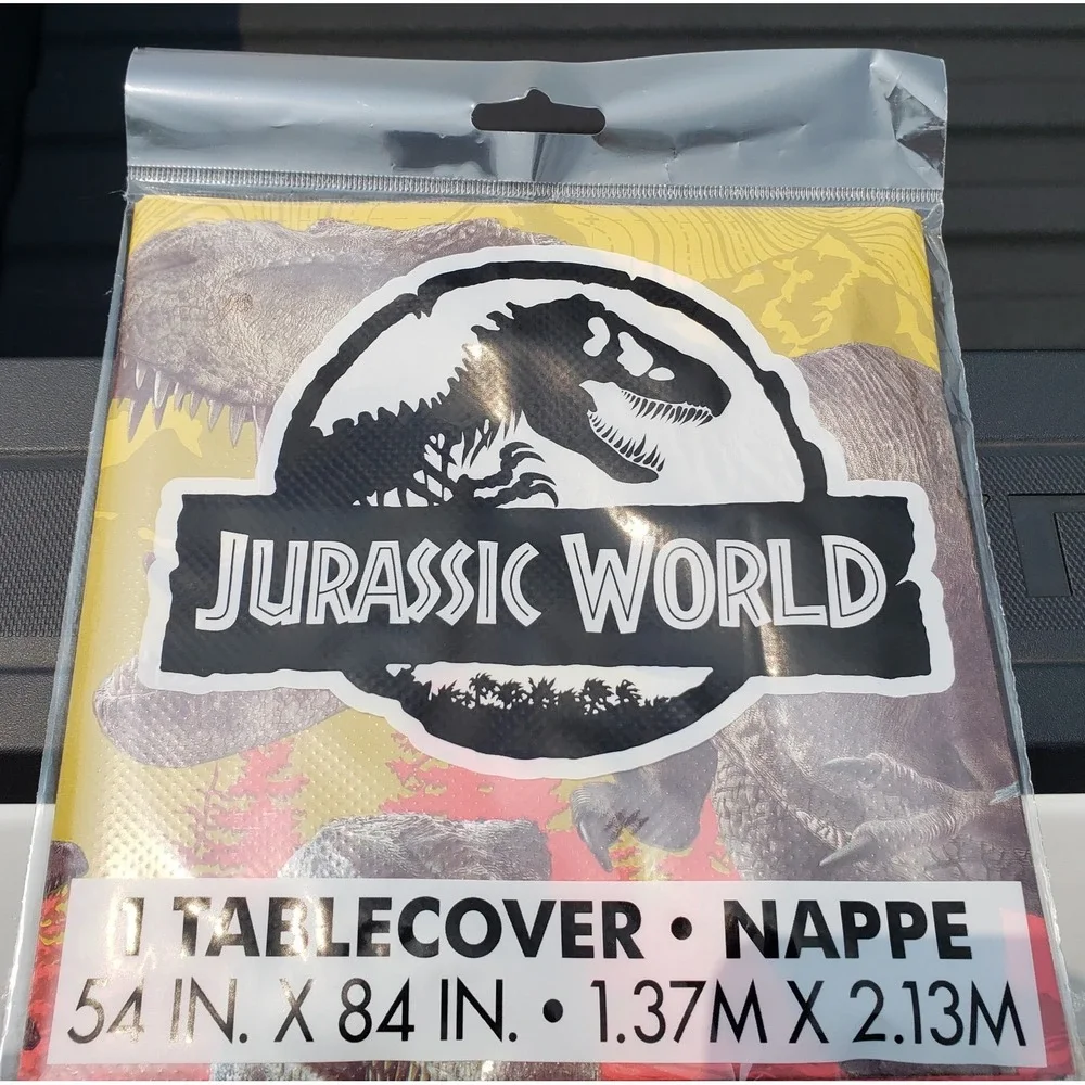JURASSIC WORLD PLASTIC TABLE COVER 54